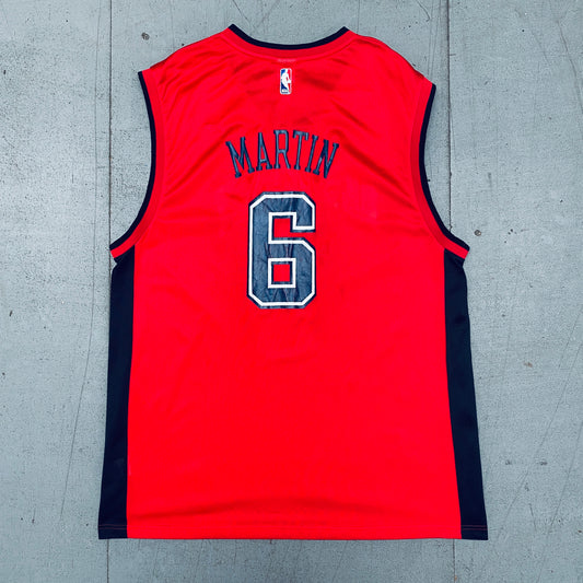 New Jersey Nets: Kenyon Martin 2002/03 Red Reebok Jersey (XL)