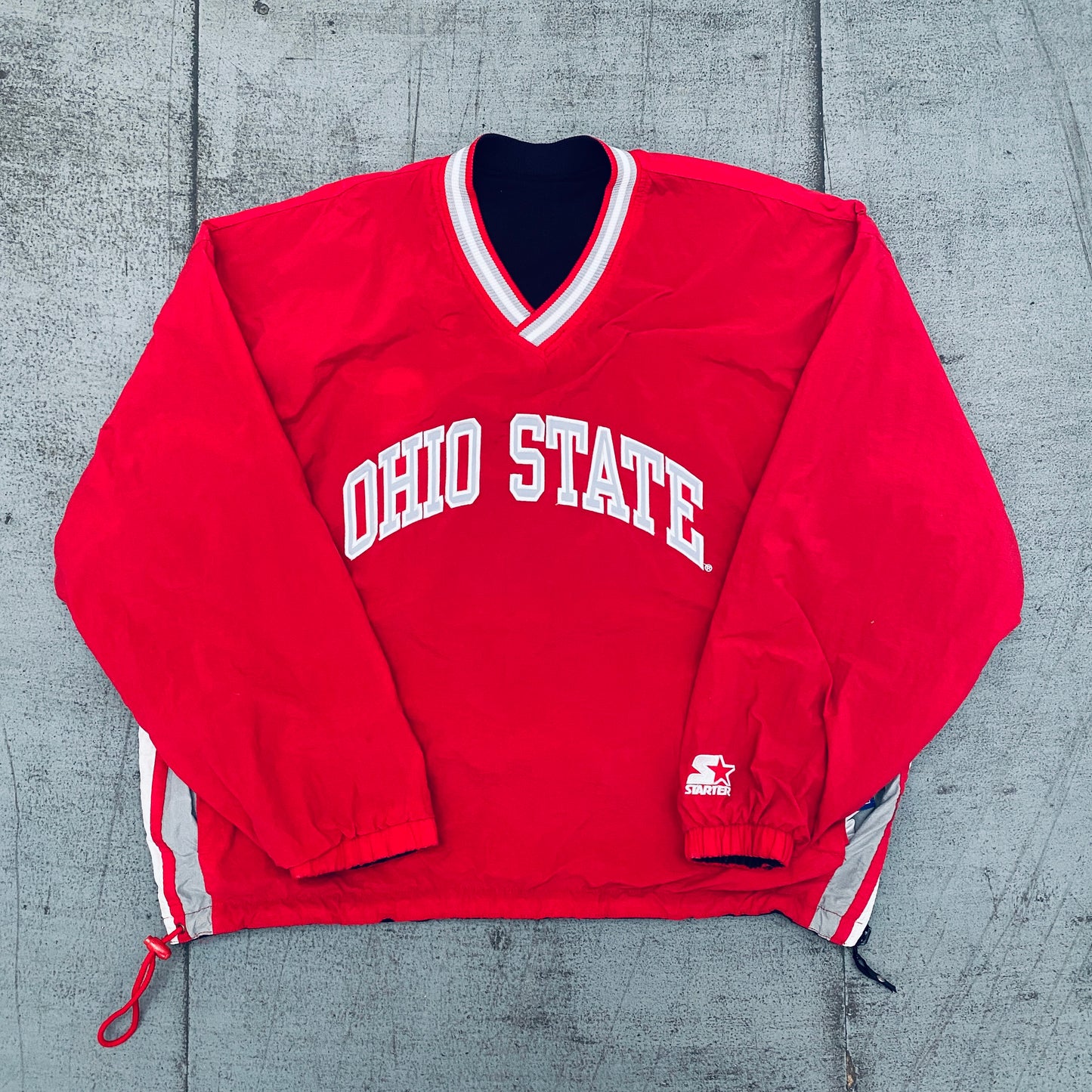 THE Ohio State Buckeyes: 1990's Reversible Starter Sideline Jacket (XL)