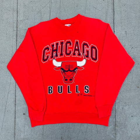 Chicago Bulls: 1990's Champion Spellout Courtside Jacket (L) – National  Vintage League Ltd.