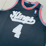 Sacramento Kings: Chris Webber 2002/03 Black Nike Stitched 1987 Rewind Jersey (XL)