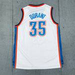 Oklahoma City Thunder: Kevin Durant 2010/11 White Adidas Stitched Jersey (L)
