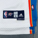 Oklahoma City Thunder: Kevin Durant 2010/11 White Adidas Stitched Jersey (L)