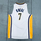 Indiana Pacers: Jermaine O'Neal 2005/06 White Reebok Stitched Jersey - SIGNED! (L)
