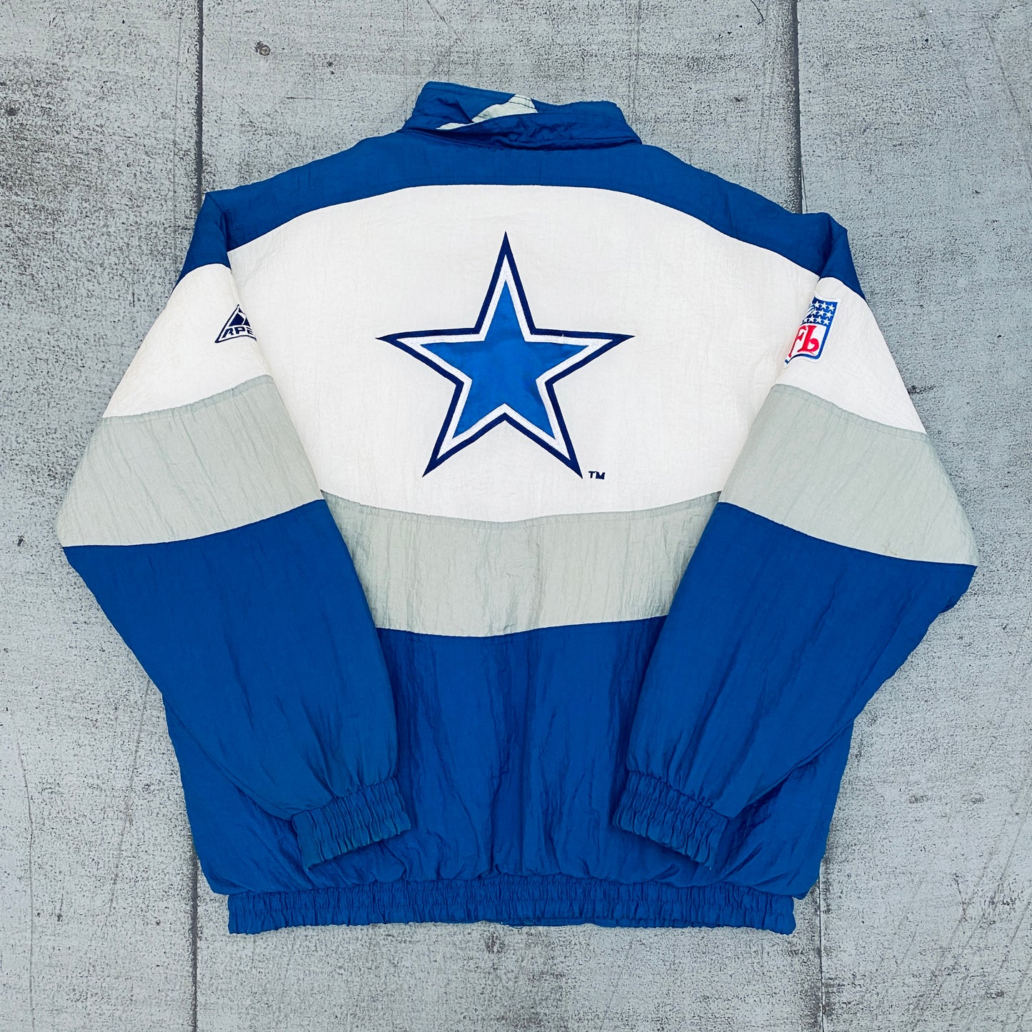 Dallas Cowboys: 1990's Apex One Wave Fullzip Proline Jacket (L)