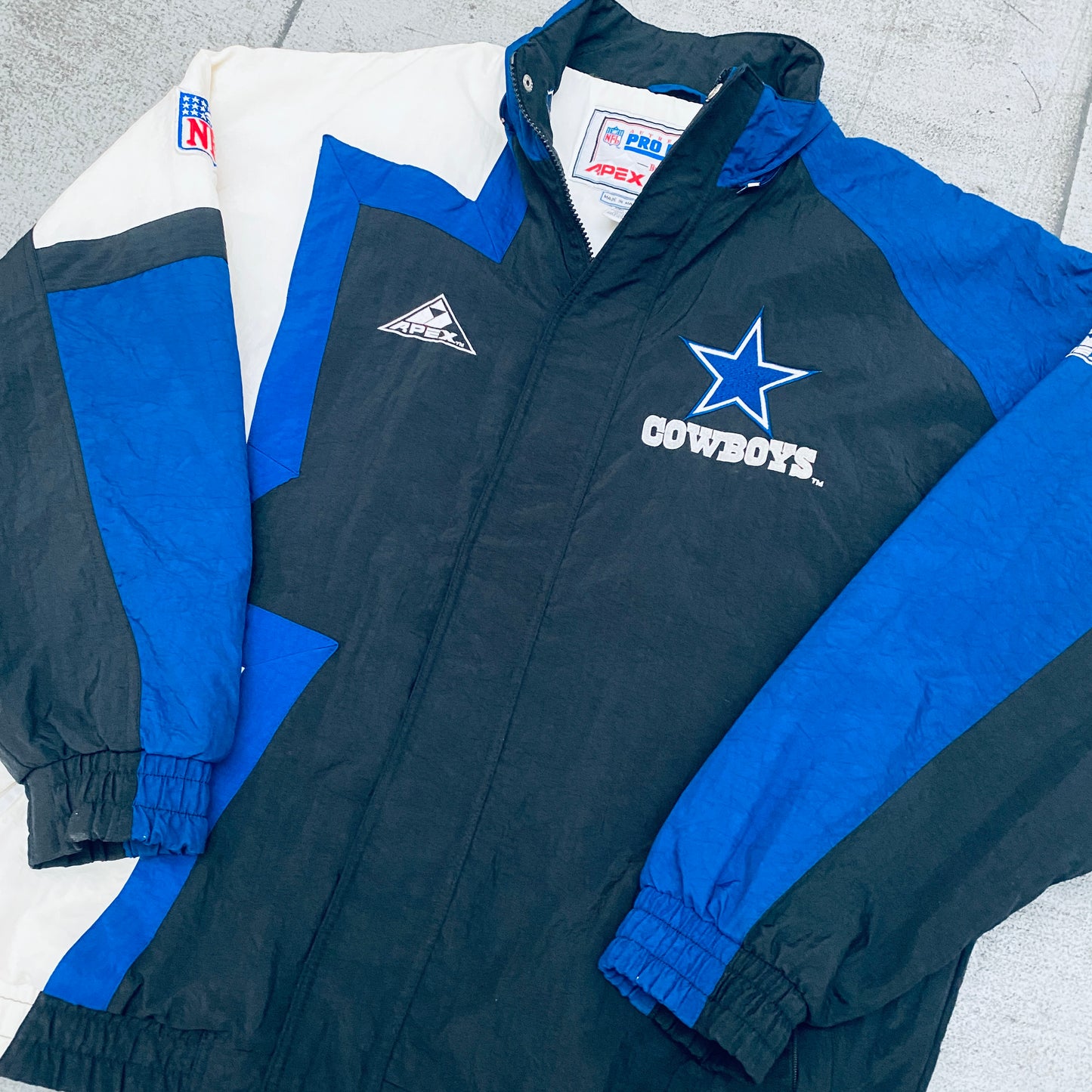 Dallas Cowboys: 1990's Apex One Fullzip Proline Jacket (L)