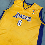 Los Angeles Lakers: Kobe Bryant 1998/99 Yellow Champion Jersey (XL)