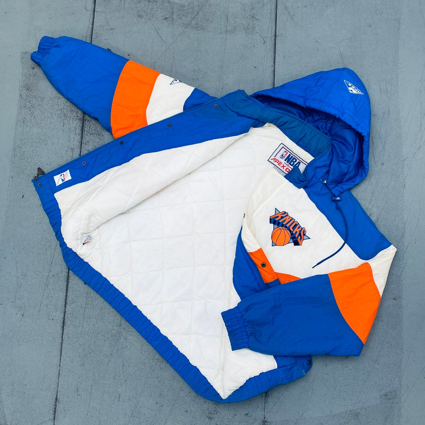 New York Knicks: 1990's Apex One Wave Fullzip Jacket (L)