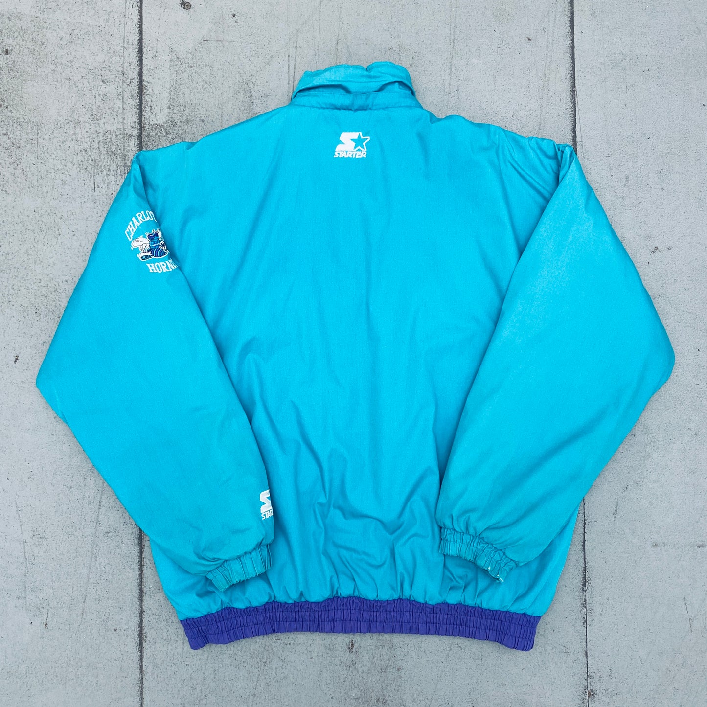 Charlotte Hornets: 1990's EXTREME Logo "J Cole" Fullzip Starter Jacket (M)