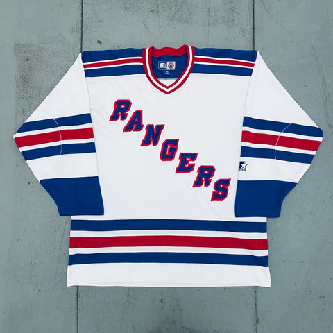 Vintage 80s NEW YORK RANGERS NHL Starter Nylon Jacket XL – XL3 VINTAGE  CLOTHING