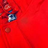 Detroit Red Wings: 1990's Fullzip Starter Parka Jacket (XL)