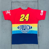 NASCAR: 1995 Chase Authentics Jeff Gordon Winston Cup Champion All Over "Rainbow" Tee (XL)
