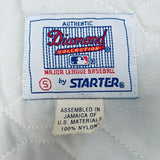 Oakland Athletics: 1980's Silver Satin Diamond Collection Starter Bomber Jacket (S)