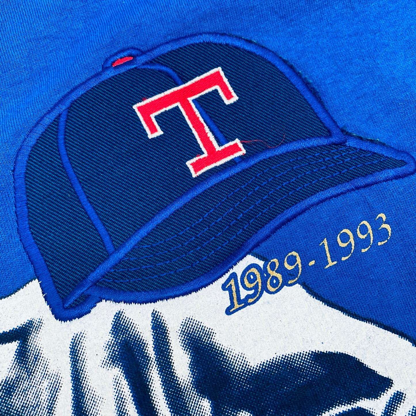 Texas Rangers: 1993 Nutmeg Mills Nolen Ryan Career Path Tee (XL)