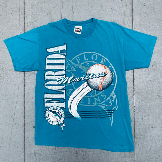 Florida Marlins: 1993 Graphic Spellout Tee (M)