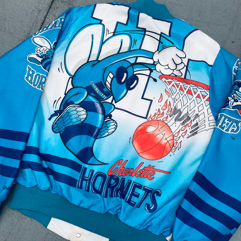 Charlotte Hornets: 's Chalk Line Fanimation Bomber Jacket M