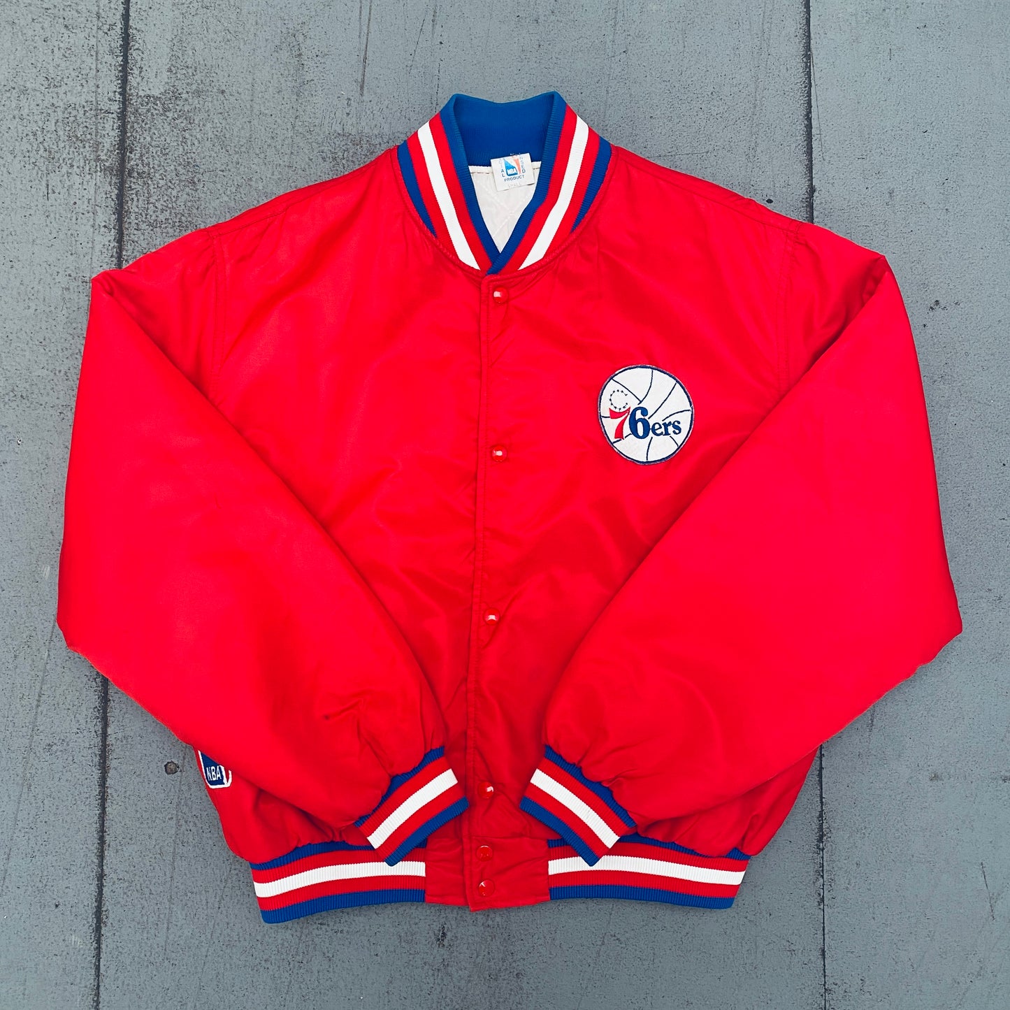 Philadelphia 76ers: 1980's Bomber Jacket (M)