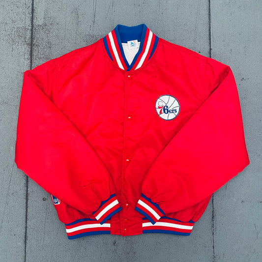 Philadelphia 76ers: 1980's Bomber Jacket (M)