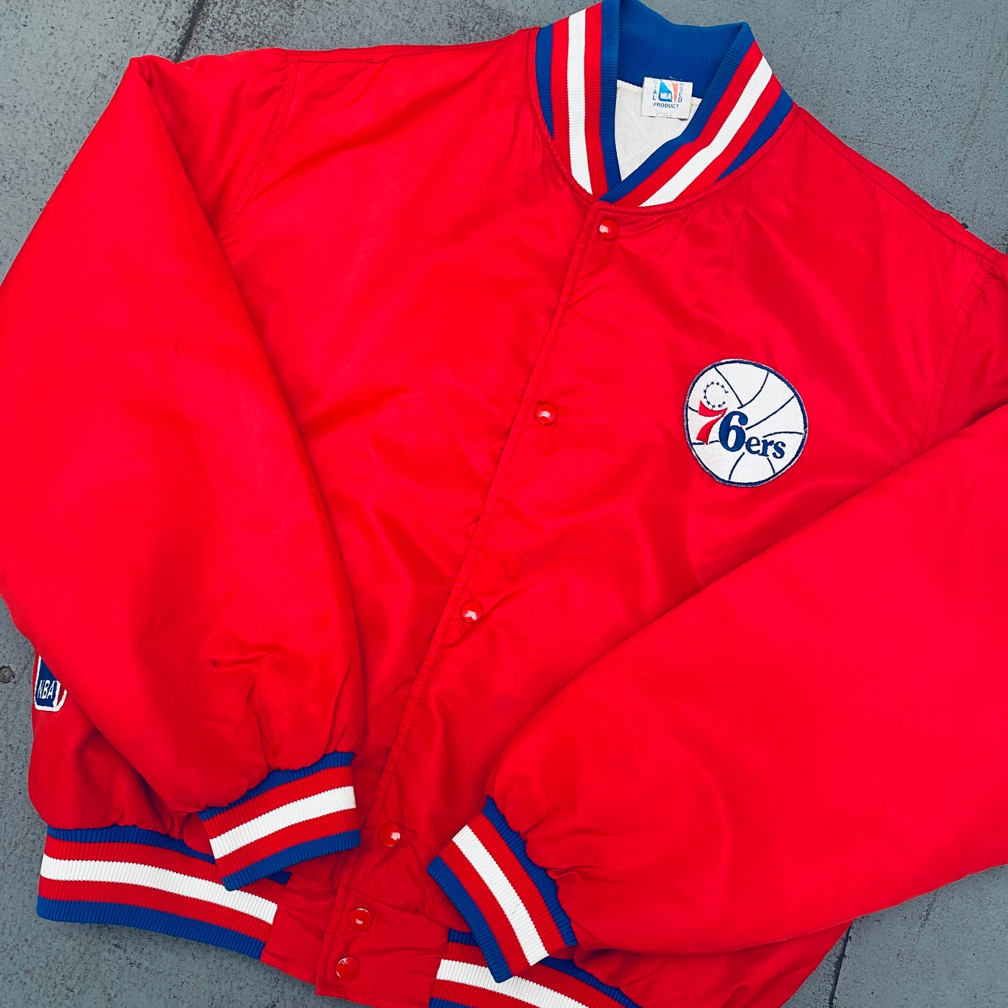 Philadelphia 76ers: 1980's Bomber Jacket (M)