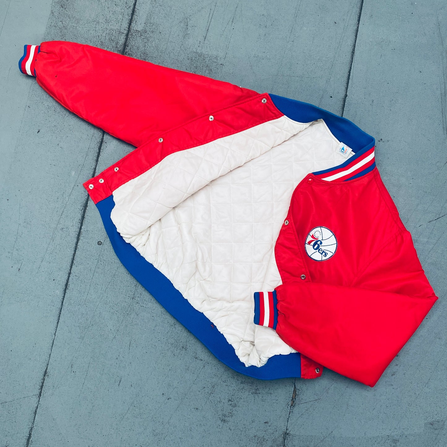 Philadelphia 76ers: 1980's Bomber Jacket (M)