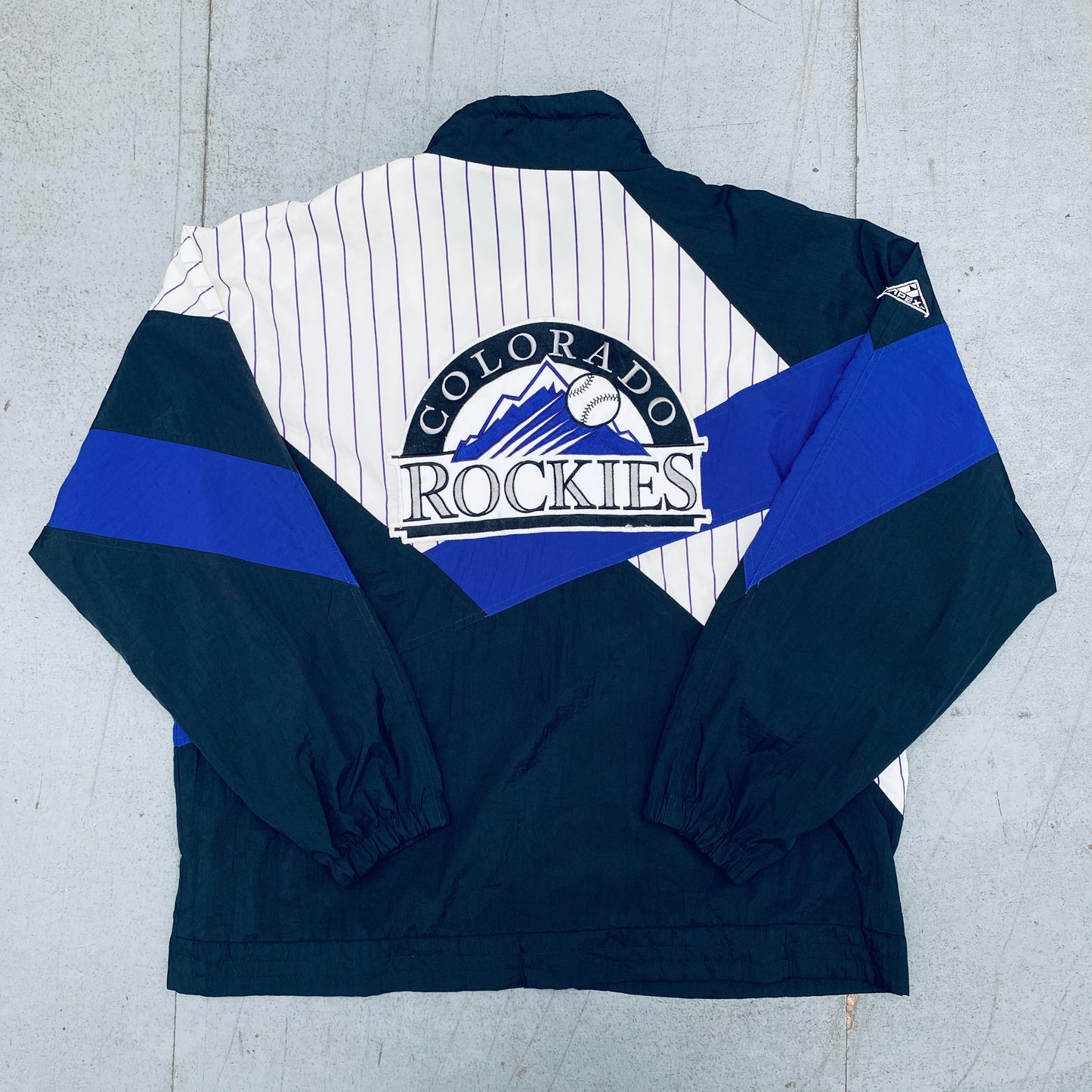 Colorado Rockies: 1990's Apex One Fullzip Windbreaker (XL)