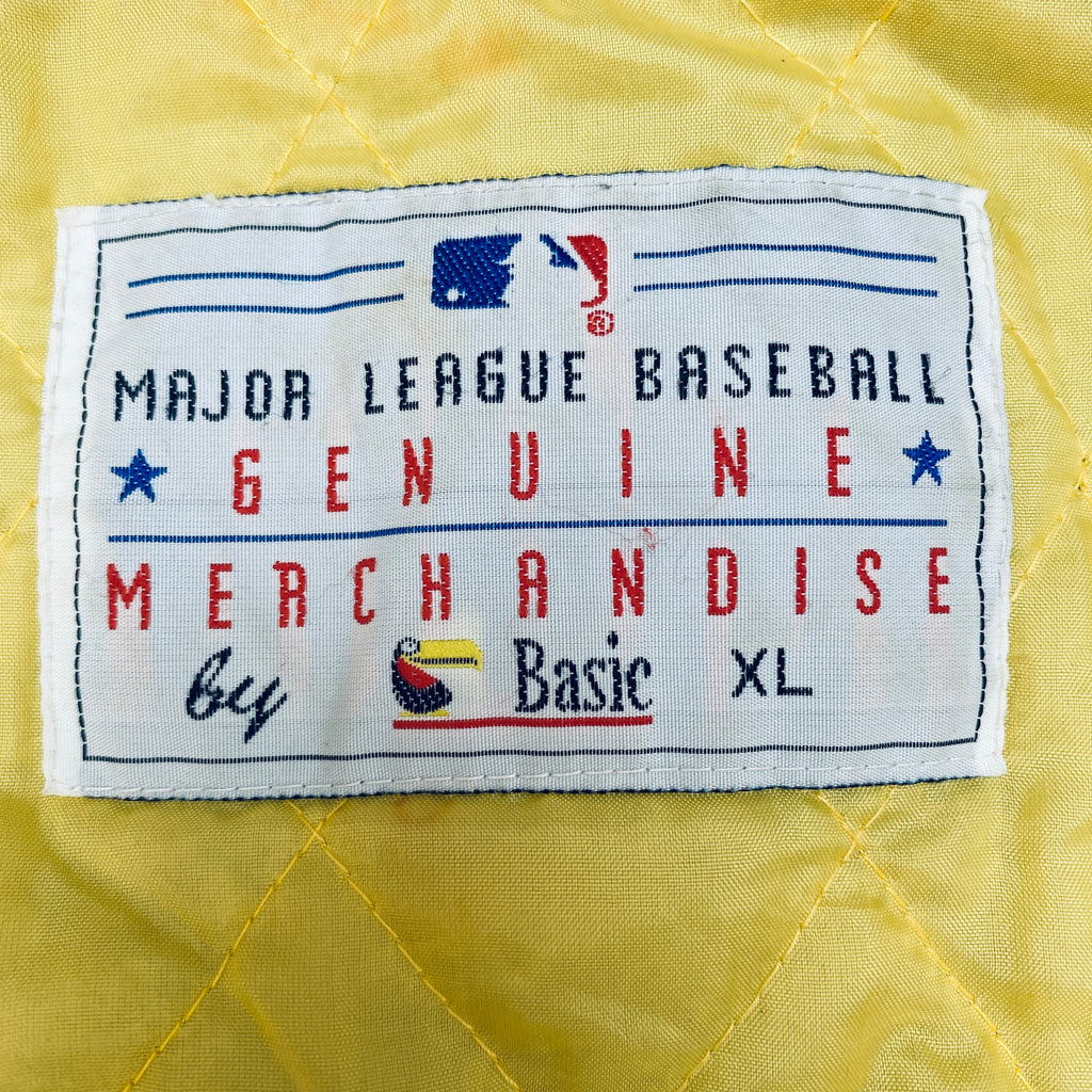 Atlanta Braves: 1990's Reverse Embroidered Spellout Fullzip Stater Par –  National Vintage League Ltd.