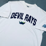 Tampa Bay Devil Rays: 1998 Inaugural Season Stitched Spellout Tee (XL)