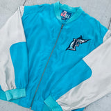 Florida Marlins: 1990's Silk Bomber Jacket (L)