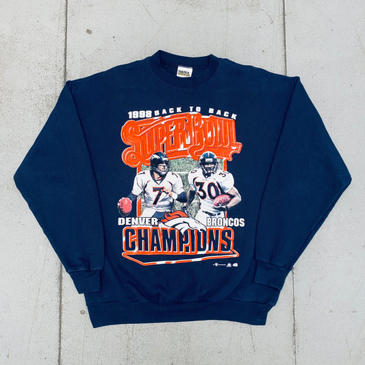 Denver Broncos: 1999 Back To Back Super Bowl Champions Sweat (L)