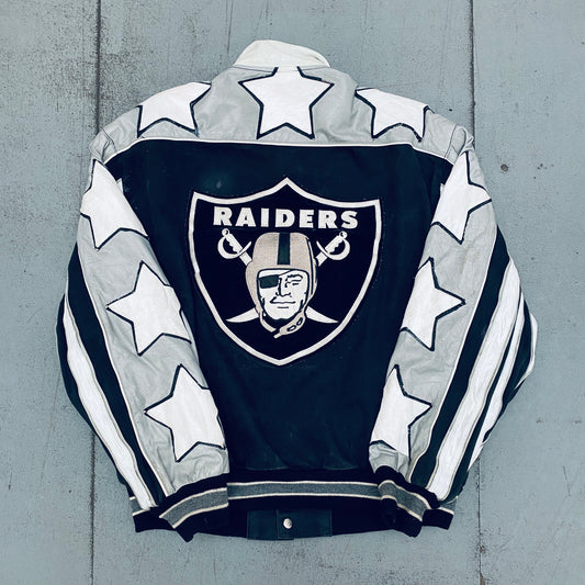 Oakland Raiders: 1990's Jeff Hamilton Jacket (L/XL)