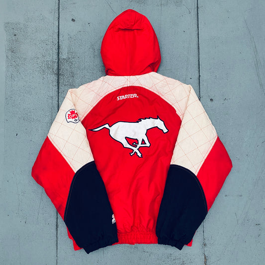 CFL: Calgary Stampeders 1990's Fullzip Starter Jacket (M)