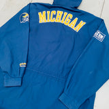 Michigan Wolverines: 1990's Nutmeg by Campri Fullzip Lightweight Trench Coat (XXL)