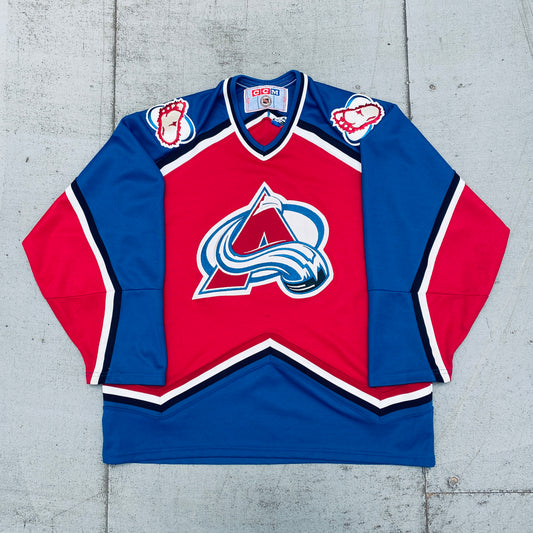 Colorado Avalanche: 1997 CCM Jersey (L)