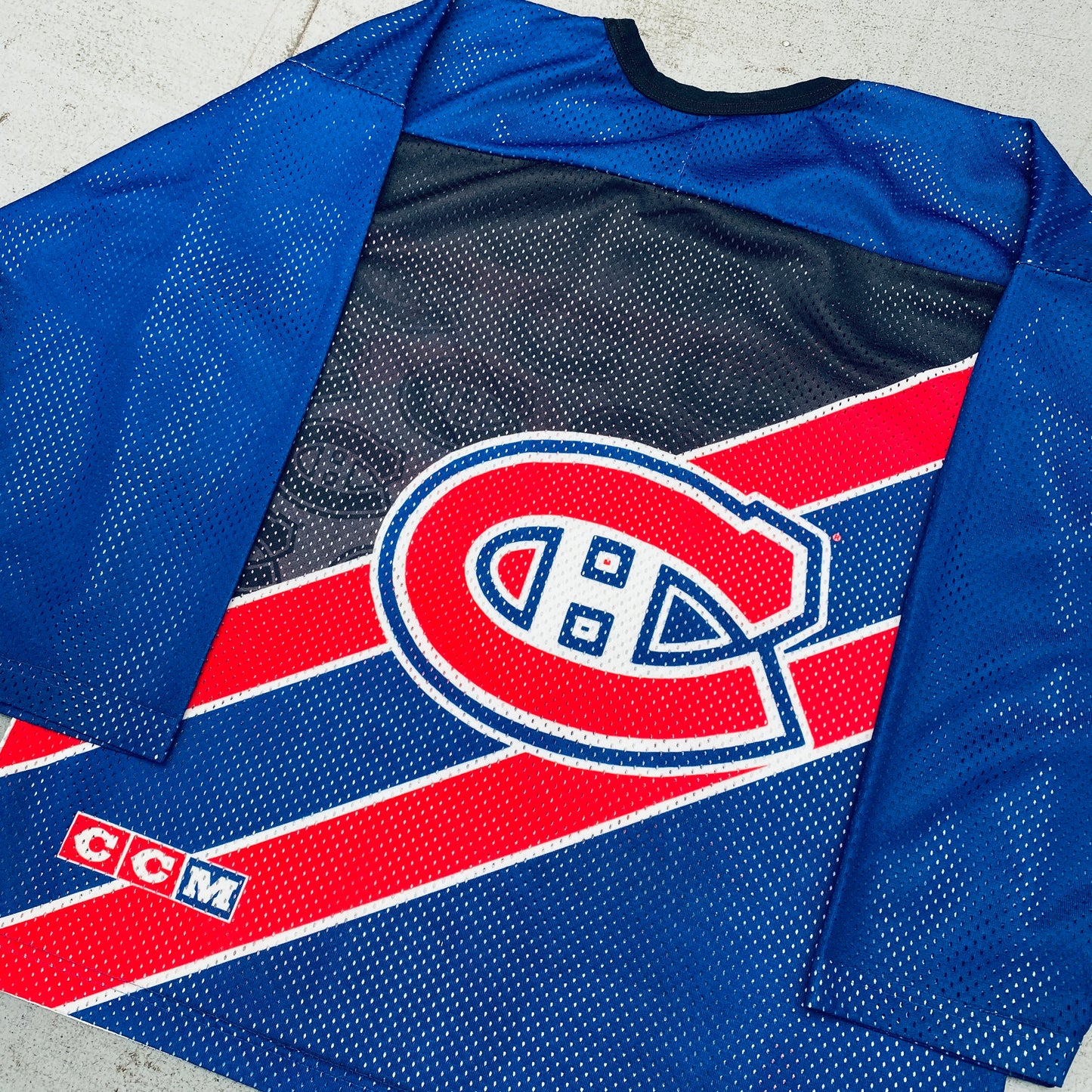 Montreal Canadiens: 1990's CCM "Fanimation" Jersey (S/M)