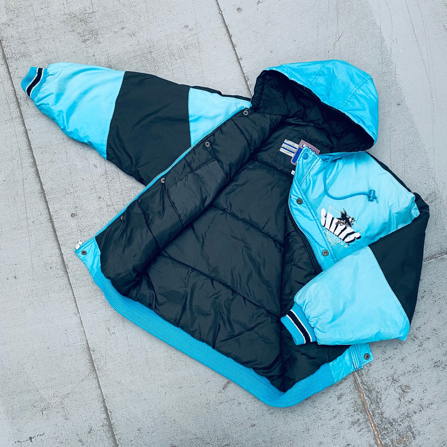 San Jose Sharks: 1990's Logo 7 Fullzip Jacket (S)