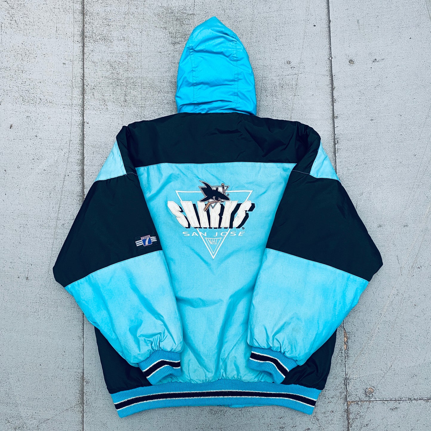 San Jose Sharks: 1990's Logo 7 Fullzip Jacket (S)