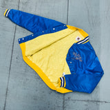 St. Louis Blues: 1986 Satin Starter Bomber Jacket (XL)
