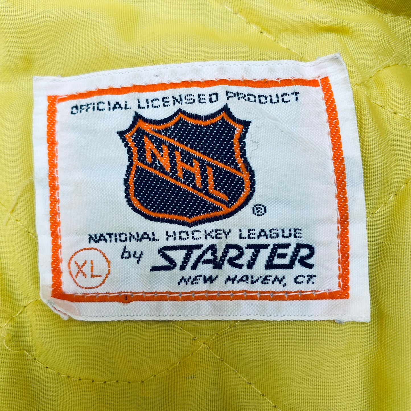 St. Louis Blues: 1986 Satin Starter Bomber Jacket (XL)