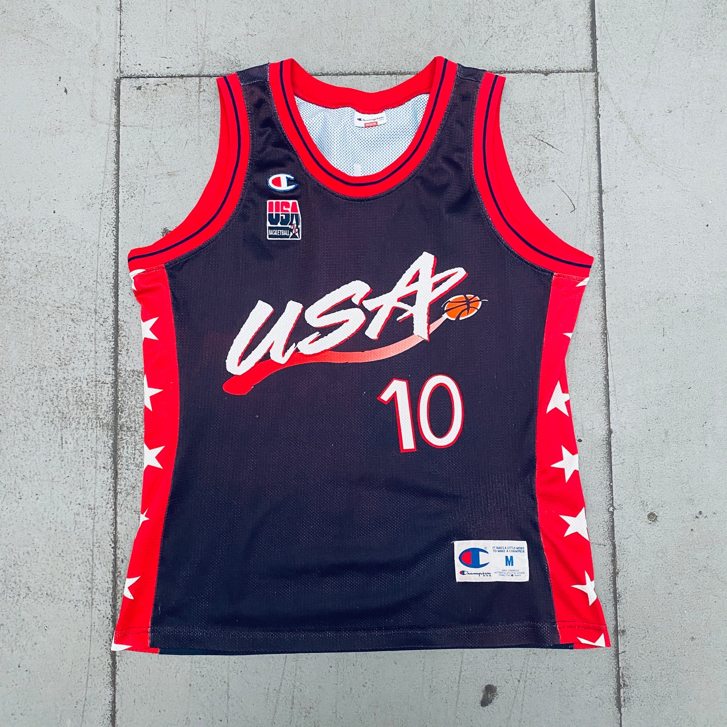 Team USA: Reggie Miller 1996 Champion Jersey (M)