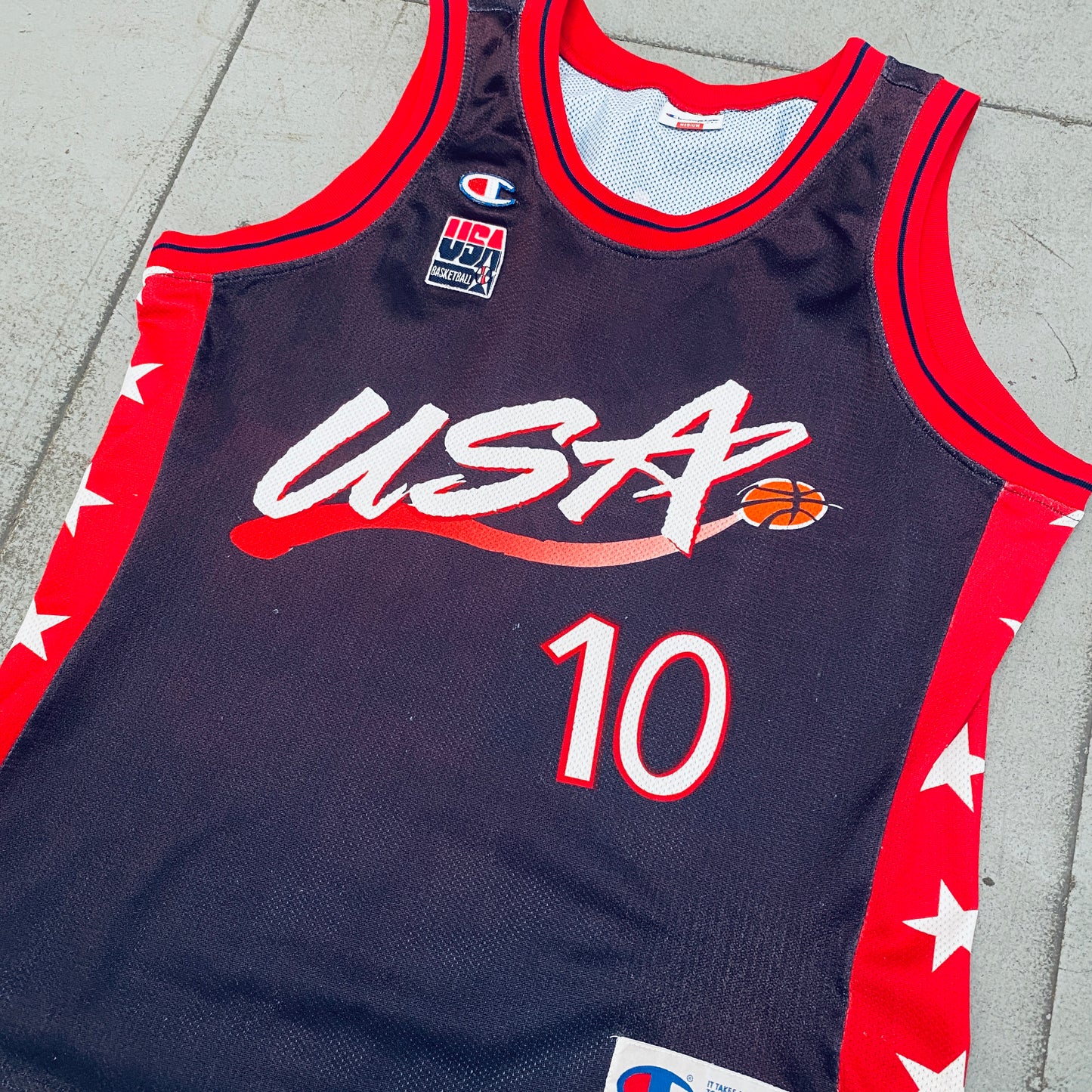 Team USA: Reggie Miller 1996 Champion Jersey (M)