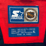 Detroit Red Wings: 1990's 1/4 Zip Starter Breakaway Jacket (XL)