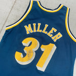 Indiana Pacers: Reggie Miller 1993/94 Navy Blue Champion Jersey (L)