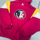 Florida State Seminoles: 1990's 1/4 Zip Starter Breakaway Jacket (M)