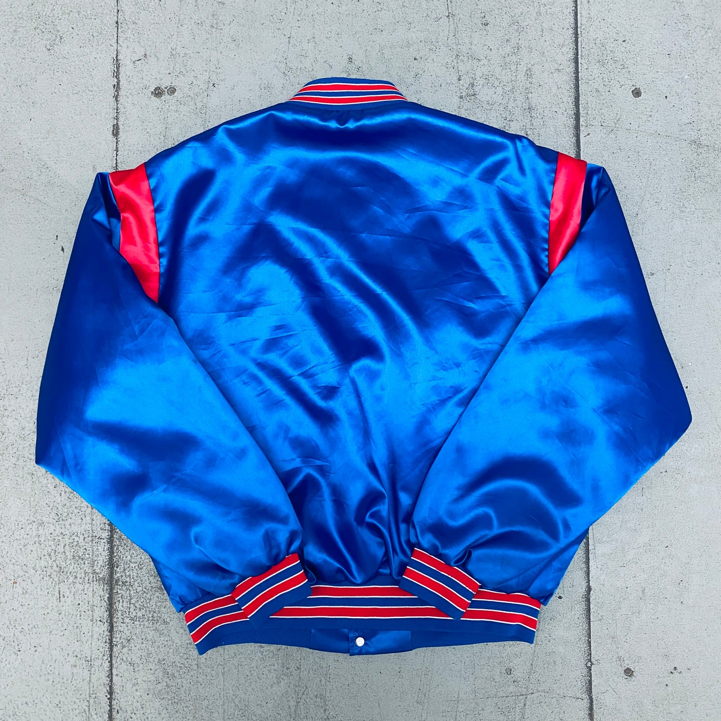 New England Patriots: 1980's Satin Bomber Jacket (L/XL)