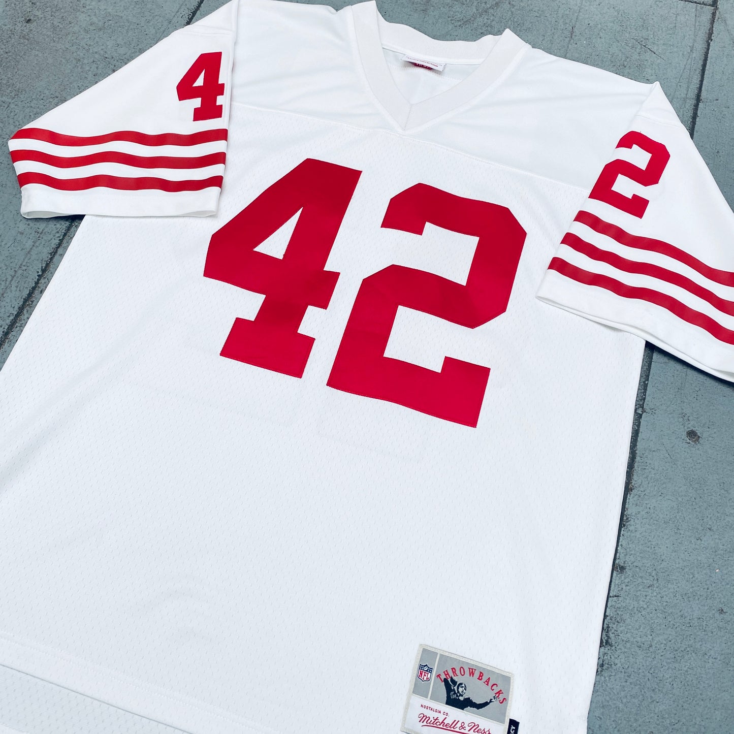 San Francisco 49ers: Ronnie Lott 1990 Throwback Jersey - Stitched (L)