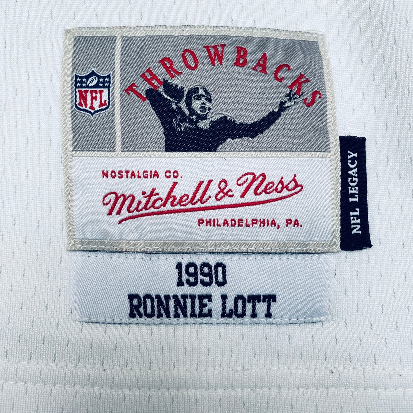 San Francisco 49ers: Ronnie Lott 1990 Throwback Jersey - Stitched (L)