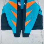 Miami Dolphins: 1990's Apex One Sharktooth Fullzip Proline Jacket (L)