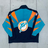 Miami Dolphins: 1990's Apex One Sharktooth Fullzip Proline Jacket (L)