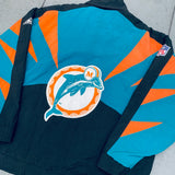 Miami Dolphins: 1990's Apex One Sharktooth Fullzip Proline Jacket (L)