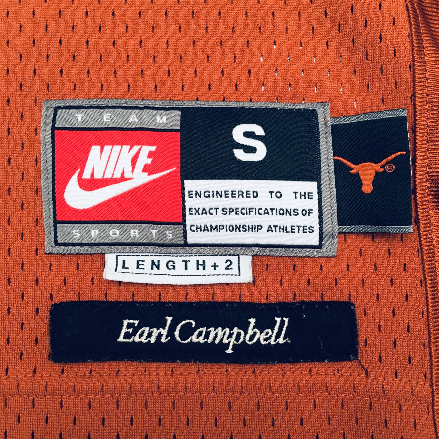 Texas Longhorns: Earl Campbell "Greats & Glory" Nike Jersey - Stitched (S)