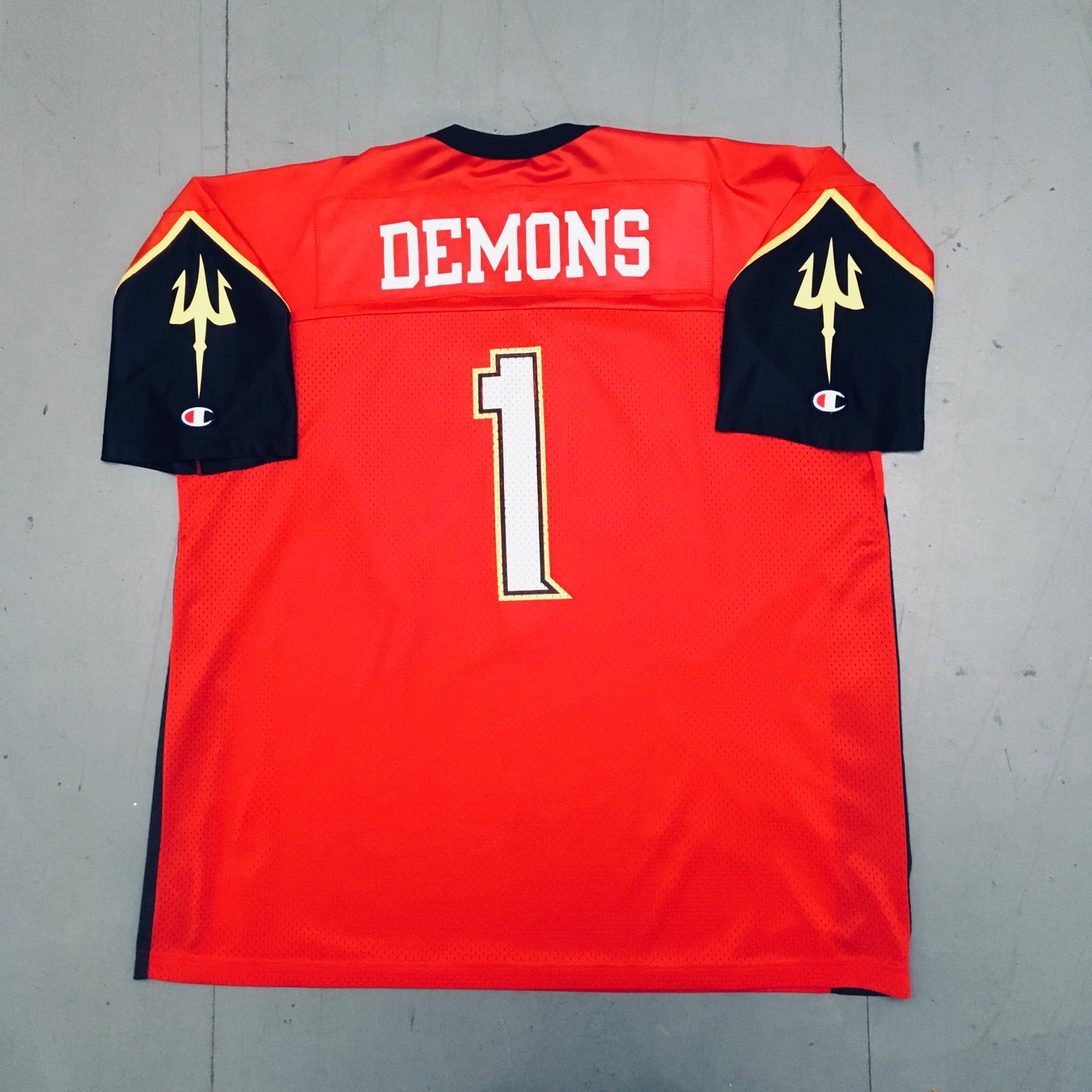 XFL: San Francisco Demons 2001 Champion Fan Jersey (XL)